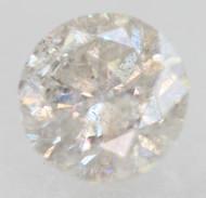 0.57 CARAT I COLOR ROUND BRILLIANT NATURAL EARTH MINED LOOSE DIAMOND FOR JEWELRY 5.1MM *360 PROFESSIONAL IMAGES & VIDEO