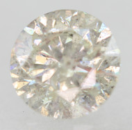 0.50 CARAT J COLOR SI3 ROUND BRILLIANT NATURAL EARTH MINED LOOSE DIAMOND FOR JEWELRY 5MM 360 PROFESSIONAL IMAGES & VIDEO