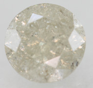 1.06 Carat J Color Round Brilliant Natural EARTH MINED Loose Diamond For Jewelry 6.36mm *360 PROFESSIONAL IMAGES & VIDEO