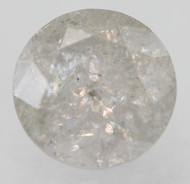 1.02 Carat Top Light Gray Round Brilliant Natural EARTH MINED Loose Diamond For Ring 6.14mm *360 REAL IMAGES & VIDEO