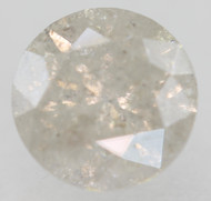 1.04 Carat Top Light Gray Round Brilliant Natural EARTH MINED Loose Diamond For Ring 6.23mm *360 REAL IMAGES & VIDEO
