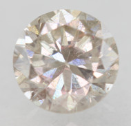 0.50 CARAT TOP BROWN VS1 ROUND BRILLIANT NATURAL EARTH MINED LOOSE DIAMOND 4.84MM *360 PROFESSIONAL IMAGES & VIDEO