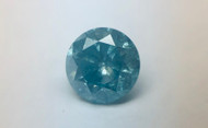 0.68 CARAT VIVID BLUE ROUND BRILLIANT NATURAL EARTH MINED LOOSE DIAMOND FOR JEWELRY 5.38MM *REAL IS RARE, IS DIAMOND