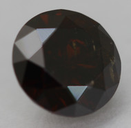 0.74 CARAT DARK BROWN ROUND BRILLIANT NATURAL EARTH MINED LOOSE DIAMOND FOR RING 5.51MM *REAL IS RARE, REAL IS A DIAMOND
