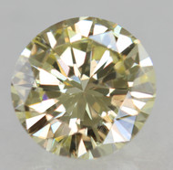 Certified 0.45 Carat Fancy Yellow VVS2 Round Brilliant Natural EARTH MINED Loose Diamond 5.12mm  *360 IMAGES & VIDEO