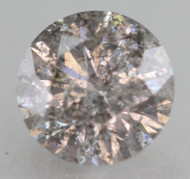 0.98 Carat Fancy Silver Round Brilliant Natural EARTH MINED Loose Diamond For Ring 6.34mm *360 REAL IMAGES & VIDEO