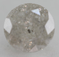 1.87 Carat Light Gray Round Brilliant Natural EARTH MINED Loose Diamond For Ring 7.73mm *360 PROFESSIONAL IMAGES & VIDEO