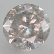 1.01 Carat Fancy Gray Round Brilliant Natural EARTH MINED Loose Diamond For Ring 6.21mm *360 PROFESSIONAL IMAGES & VIDEO
