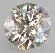 0.96 CARAT LIGHT SILVER SI3 ROUND BRILLIANT NATURAL EARTH MINED LOOSE DIAMOND 6.3MM *360 PROFESSIONAL IMAGES & VIDEO