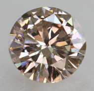 0.61 CARAT FANCY YELLOWISH BROWN VS2 ROUND BRILLIANT NATURAL EARTH MINED LOOSE DIAMOND 5.63MM *360 REAL IMAGES & VIDEO