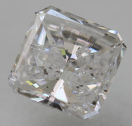 CERTIFIED 0.44 CARAT D COLOR SI2 RADIANT NATURAL EARTH MINED LOOSE DIAMOND FOR RING 4.88X4.61MM  *360 IMAGES & VIDEO