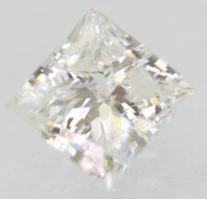 CERTIFIED 1.01 CARAT E COLOR SI2 PRINCESS NATURAL EARTH MINED LOOSE DIAMOND FOR RING 5.47X5.34MM *360 REAL VIDEO&IMAGES