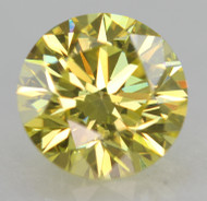 CERTIFIED 0.90 CARAT CANARY YELLOW VVS1 ROUND BRILLIANT NATURAL EARTH MINED LOOSE DIAMOND 6.24MM *360 IMAGES & VIDEOS