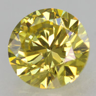 CERTIFIED 0.72 CARAT CANARY YELLOW VVS1 ROUND BRILLIANT NATURAL EARTH MINED LOOSE DIAMOND 5.73MM *360 IMAGES & VIDEOS