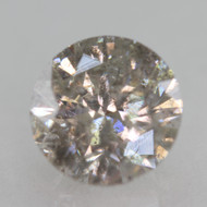 CERTIFIED 2.18 CARAT FANCY SILVER SI2 ROUND BRILLIANT NATURAL EARTH MINED LOOSE DIAMOND 8.22MM *360 IMAGES & VIDEOS