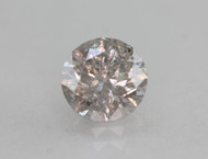 Certified 1.07 Carat Fancy Silver SI2 Round Brilliant Natural EARTH MINED Loose Diamond 6.38mm *360 IMAGES & VIDEOS