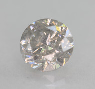 Certified 1.00 Carat Light Gray SI2 Round Brilliant Natural EARTH MINED Loose Diamond 6.14mm  *360 REAL IMAGES & VIDEOS