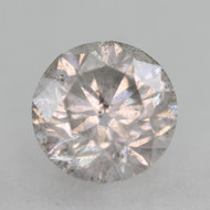 Certified 1.22 Carat Fancy Gray SI3 Round Brilliant Natural EARTH MINED Loose Diamond 6.55mm  *360 REAL IMAGES & VIDEOS