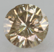 0.51 Carat Fancy Yellowish Brown SI1 Round Brilliant Natural EARTH MINED Loose Diamond 5.17mm *360 REAL IMAGES & VIDEO