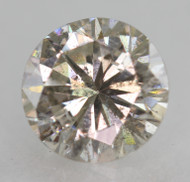 0.78 Carat Top Light Brown SI2 Round Brilliant Natural EARTH MINED Loose Diamond 5.93mm *360 PROFESSIONAL IMAGES & VIDEO