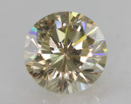 Certified 0.81 Carat Fancy Yellow VVS2 Round Brilliant Natural EARTH MINED Loose Diamond 5.98mm  *360 IMAGES & VIDEOS