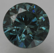 CERTIFIED 0.52 CARAT VIVID BLUE VVS2 ROUND BRILLIANT NATURAL EARTH MINED LOOSE DIAMOND 5.04MM *360 REAL IMAGES & VIDEO