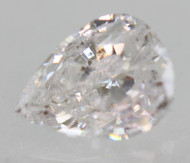 Certified 0.62 Carat D Color SI2 Pear Shape Natural EARTH MINED Loose Diamond For Ring 6.49x4.98mm  *360 IMAGES & VIDEOS