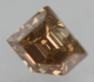 Certified 1.00 Carat Yellow Brown VS2 Diamond Shape Natural EARTH MINED Diamond 7.03x5.73mm *360 REAL IMAGES & VIDEOS