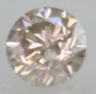 CERTIFIED 1.57 CARAT LIGHT BROWN VS2 ROUND BRILLIANT NATURAL EARTH MINED DIAMOND 7.25MM  *360 REAL IMAGES & VIDEOS