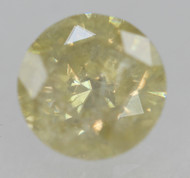 0.73 Carat Fancy Intense Yellow Round Brilliant Natural EARTH MINED Loose Diamond 5.61mm *360 REAL IMAGES & VIDEO