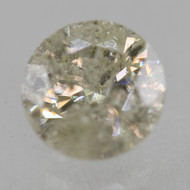 0.59 Carat K Color Round Brilliant Natural EARTH MINED Loose Diamond For Jewelry 5.38mm *360 PROFESSIONAL IMAGES & VIDEO