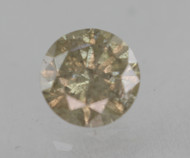 0.51 Carat Fancy Yellowish Brown Round Brilliant Natural EARTH MINED Loose Diamond 5.08mm *360 REAL IMAGES & VIDEO