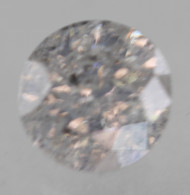 0.54 Carat Light Gray Round Brilliant Natural EARTH MINED Loose Diamond 5.27mm *360 PROFESSIONAL IMAGES & VIDEO