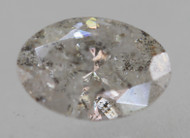 0.49 Carat Light Silver Oval Natural EARTH MINED Loose Diamond 6.48X4.43mm *360 PROFESSIONAL IMAGES & VIDEO