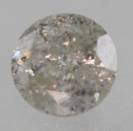 0.70 Carat Light Gray Round Brilliant Natural EARTH MINED Loose Diamond 5.64mm *360 PROFESSIONAL IMAGES & VIDEO