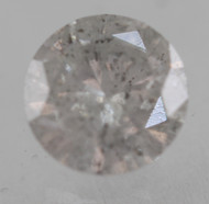 0.75 Carat Light Gray Round Brilliant Natural EARTH MINED Loose Diamond 6.02mm *360 PROFESSIONAL IMAGES & VIDEO