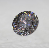 0.41 Carat Fancy Silver Round Brilliant Natural EARTH MINED Loose Diamond 4.68mm *REAL IS RARE, REAL IS A DIAMOND