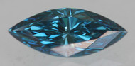 0.19 Carat Vivid Blue VVS2 Marquise Natural EARTH MINED Loose Diamond 6.54X2.75mm