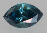 0.20 Carat Vivid Blue VVS2 Marquise Natural EARTH MINED Loose Diamond 5.05X3.11mm