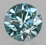 0.25 Carat Vivid Green VVS1 Round Brilliant Natural EARTH MINED Loose Diamond 3.99mm