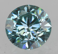 0.26 Carat Vivid Blue VVS1 Round Brilliant Natural EARTH MINED Loose Diamond 3.99mm