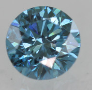 0.23 Carat Sky Blue VVS2 Round Brilliant Natural EARTH MINED Loose Diamond 3.85mm