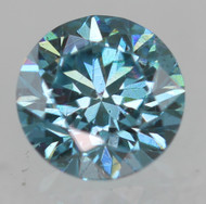 0.23 Carat Sky Blue VVS2 Round Brilliant Natural EARTH MINED Loose Diamond 3.79mm