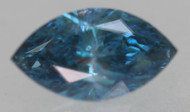 CERTIFIED 0.50 CARAT VIVID BLUE VS2 MARQUISE NATURAL EARTH MINED DIAMOND 7.31X4.14MM *360 PROFESSIONAL IMAGES & VIDEOS