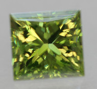 CERTIFIED 0.50 CARAT VIVID GREEN VVS1 PRINCESS NATURAL EARTH MINED DIAMOND 4.27X4.03MM *360 MAGNIFIED IMAGES & VIDEOS
