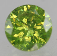 CERTIFIED 1.00 CARAT VIVID GREEN SI1 ROUND BRILLIANT NATURAL EARTH MINED DIAMOND 6.22MM *360 MAGNIFIED IMAGES & VIDEOS