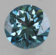 CERTIFIED 0.90 CARAT VIVID BLUE VVS2 ROUND BRILLIANT NATURAL EARTH MINED DIAMOND 6.07MM *360 MAGNIFIED IMAGES & VIDEOS