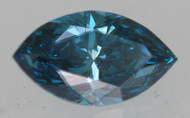 0.21 Carat Vivid Blue VVS1 Marquise Natural EARTH MINED Loose Diamond 5.31X3.05mm