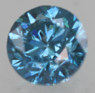 CERTIFIED 1.54 CARAT VIVID BLUE SI1 ROUND BRILLIANT NATURAL EARTH MINED DIAMOND 7.07MM *360 MAGNIFIED IMAGES & VIDEOS