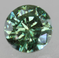 0.50 Carat Vivid Green SI1 Round Brilliant Natural EARTH MINED Loose Diamond 5.09mm